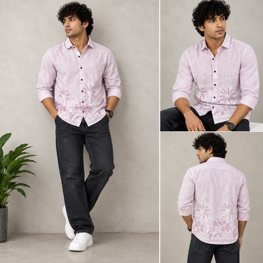 2 in 1 combo MFW Bottom printed shirts + Straight fit jeans pants buy @600 only