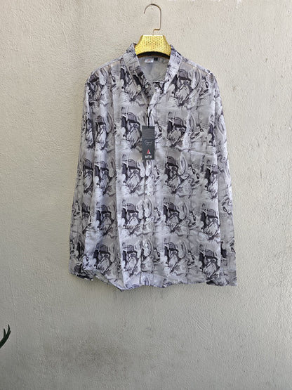 MFW viscose full sleeve printed shirts Single pcs @299 and Buy 4 pcs combo @999 [New]