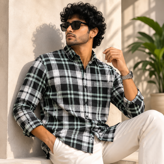 MFW Old money type korean weaving Full sleeve shirts Single pcs @299 and Buy 4 pcs combo @999
