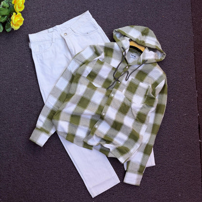 2 in 1 combo MFW hoodie back printed shirts + Mom fit jeans buy @ 600