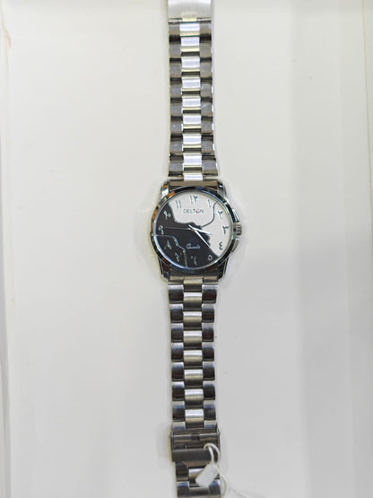 MFW Arabic Numeric style stainless Steel watch Buy @200rs (Black) R3