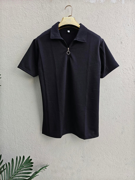 MFW Half sleeve Zipper Tshirt 1 pc @199 and 3 pcs @ 499