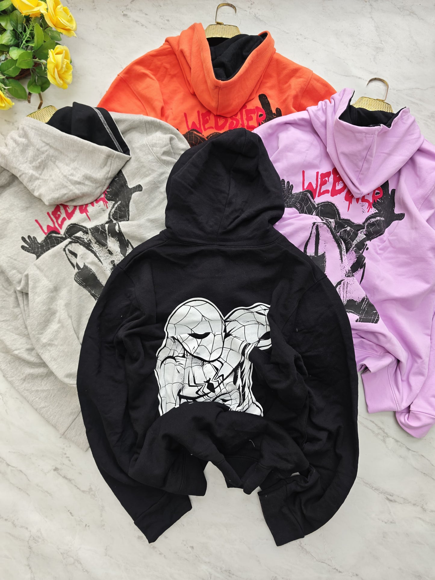 Men's premium Loopknit Hoodies single pcs @299 and Buy 4 pcs combo @999(Random design only no color selection only size selection )