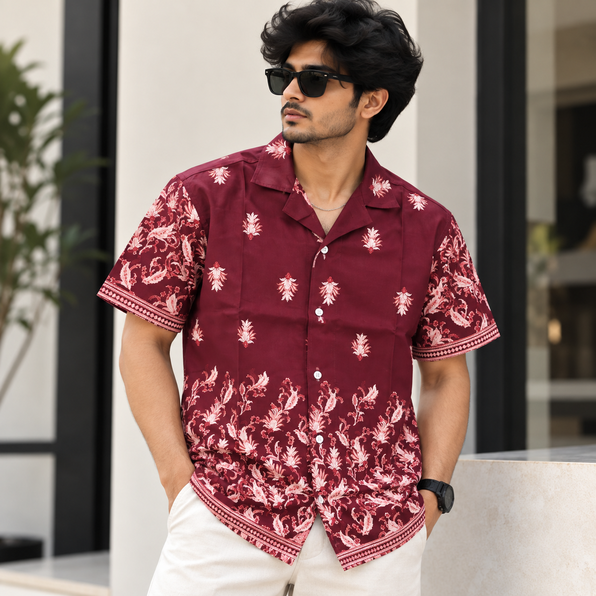 MFW Cuban collar printed shirts Buy @250 rs only