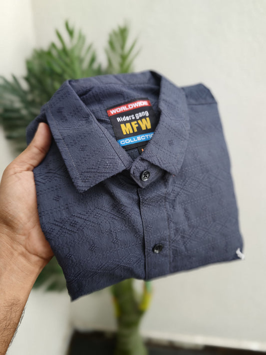 Mfw textured fabric full sleeve Shirts single pcs @299 and Buy 4 pcs combo @999