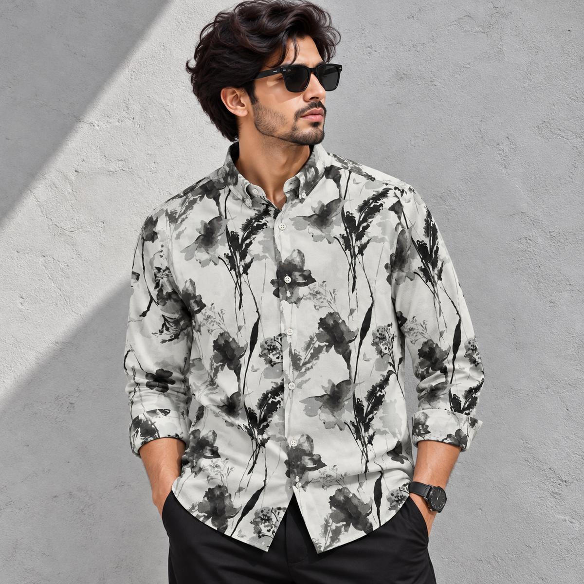 MFW viscose full sleeve printed shirts Single pcs @299 and Buy 4 pcs combo @999
