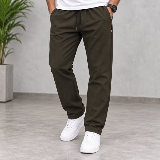 Popcorn track pants buy 3 pcs @499(Green)