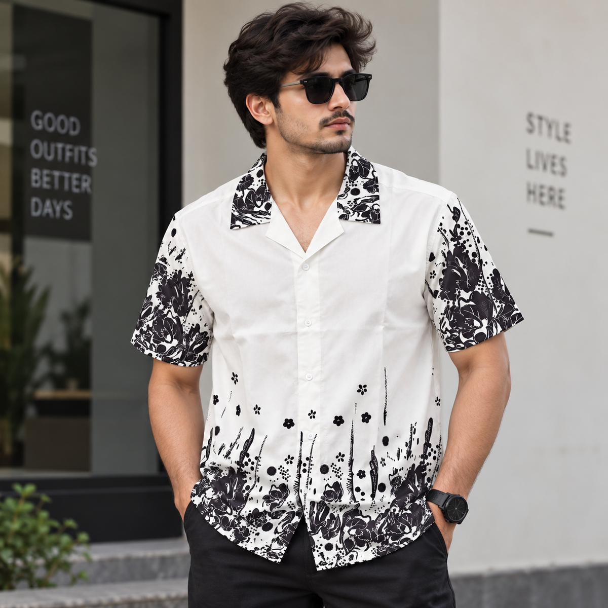 MFW Cuban collar printed shirts Buy @250 rs only