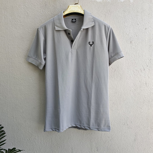 MFW Men's collar polo Tshirt 1 pc @199 and 3 pcs @ 499(Ash)