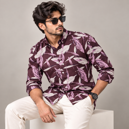 MFW Old money type Rayon printed shirts Single pcs @299 and Buy 4 pcs combo @999[PS-02]