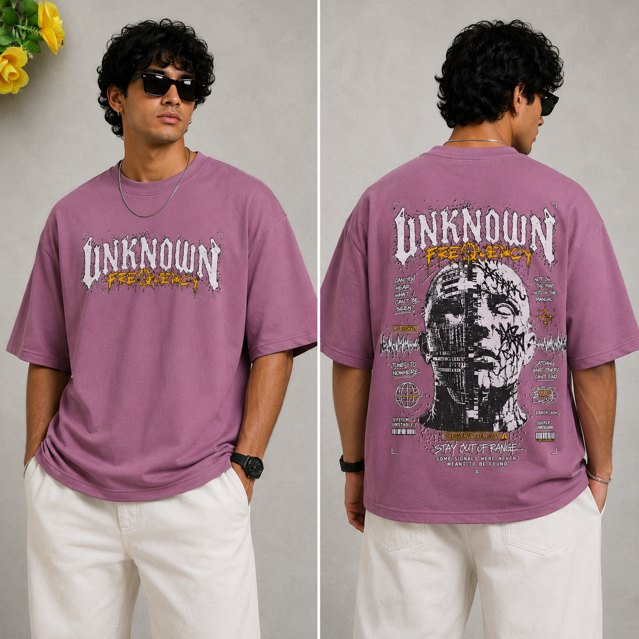 (NEW)MFW drop shoulder Tshirt 1 pc @199 and 3 pcs @ 499