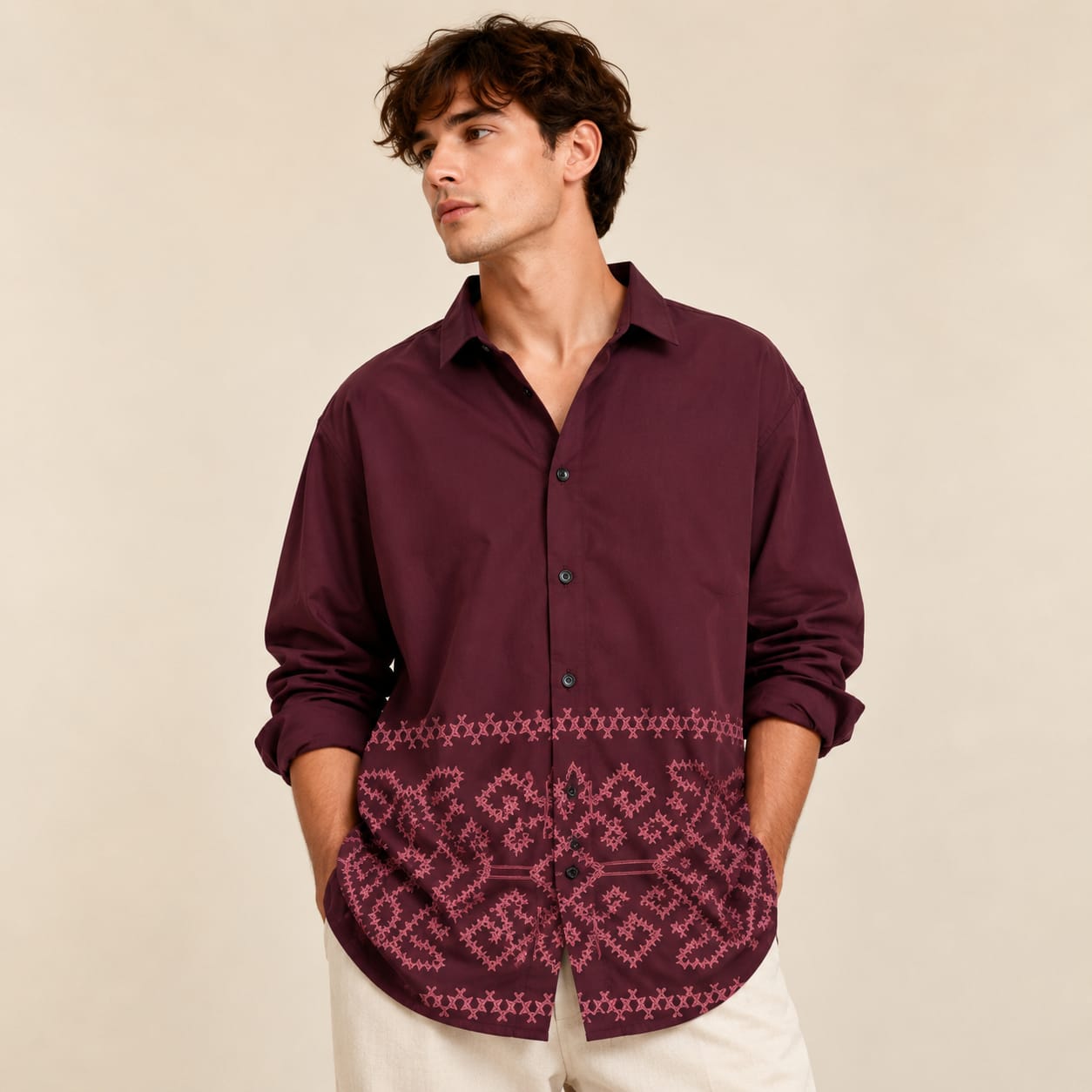 MFW Full sleeve bottom printed shirts Single pcs @299 and Buy 4 pcs combo @999(BP-1)