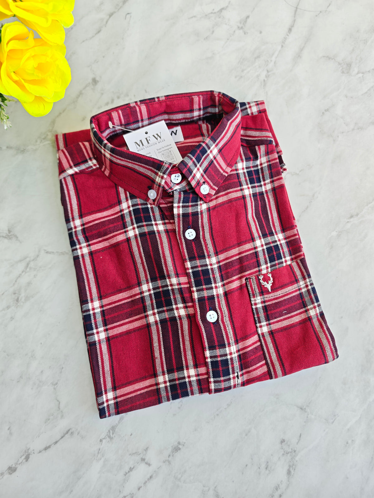MFW Old money type full sleeve checked shirts Single pcs @299 and Buy 4 pcs combo @999