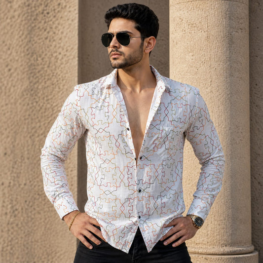 Mfw embroidery full sleeve Shirts single pcs @299 and Buy 4 pcs combo @999