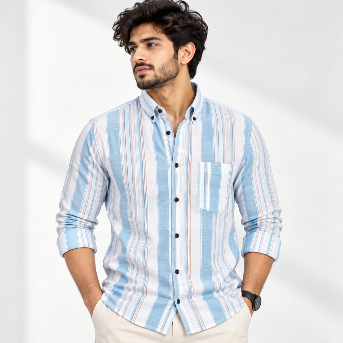 MFW stripes full sleeve shirts Single pcs @299 and Buy 4 pcs combo @999