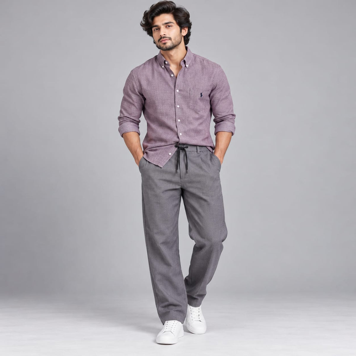 2 in 1 Combo MFW Lenin shirts + lenin relax fit pant buy @550 rs only