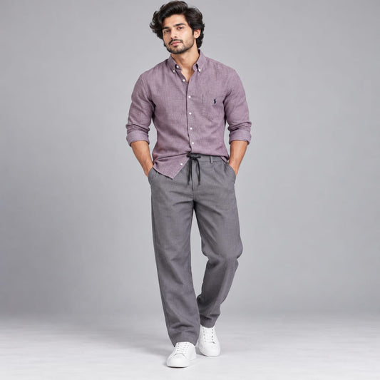 2 in 1 Combo MFW Lenin shirts + lenin relax fit pant buy @550 rs only