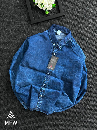 Men's Full sleeve Denim Shirts single pcs @350 and Buy 3 pc combo @999