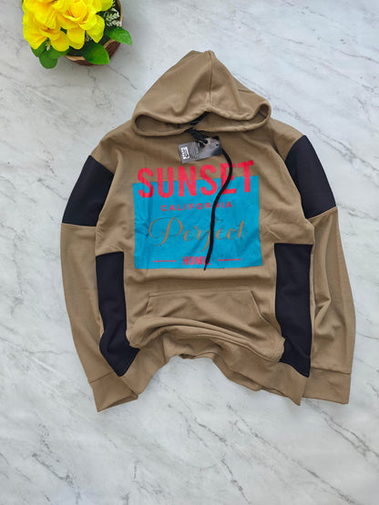 Men's Full sleeve Stylish front print premium  Hoodies tshirt single pcs @249(grey) (Fabric Reference – Please Read Description)