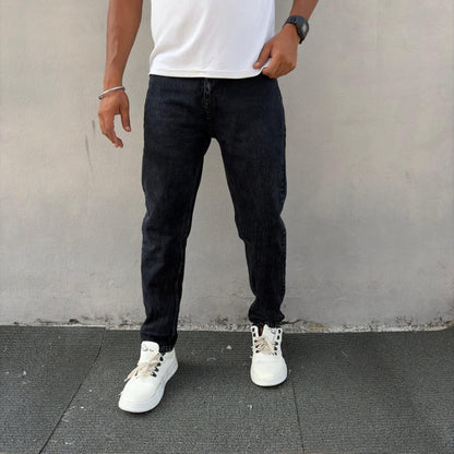 MFW Big size plain mom fit jeans @450