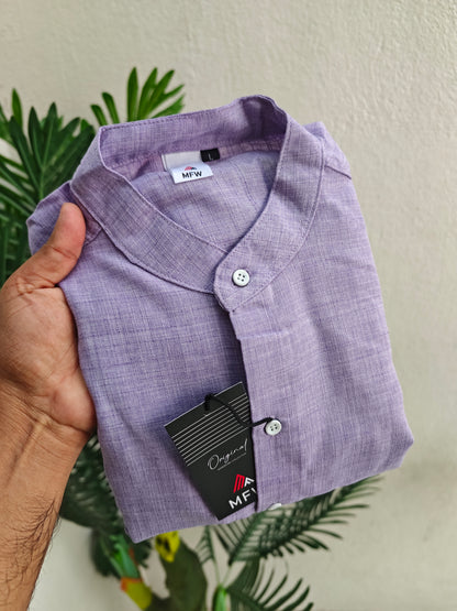 MFW Chinese collar Korean Lenin shirts Single pcs @299 and Buy 4 pcs combo @999