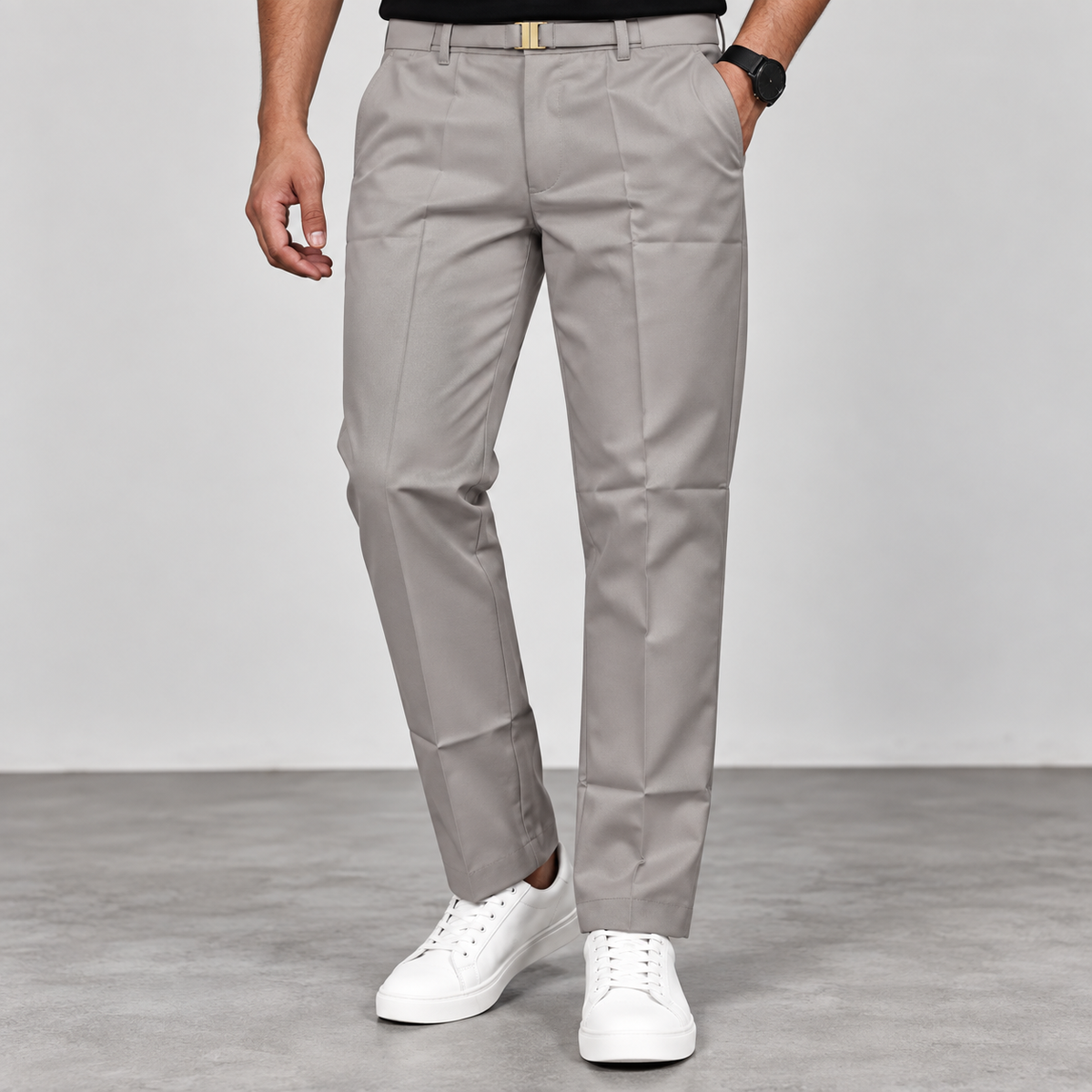 Premium quality Korean gurkha polo fit pants buy @450 rs only (D. Ash) [GM3]