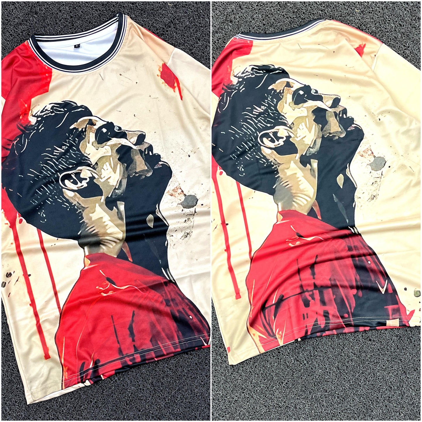 Men's premium Half sleeve football front and back print jersey buy @200