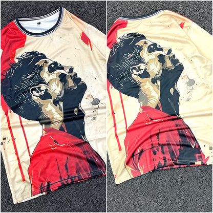 Men's premium Half sleeve football front and back print jersey buy @200