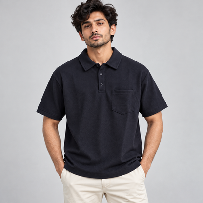 MFW Popcorn polo collar Tshirt 1 pc @199 and 3 pcs @ 499