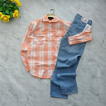 2 in 1 combo MFW back printed baggy shirts + mom fit jeans pant combo buy @600 rs only