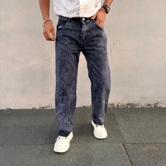 Men's wide leg baggy jeans pant @449