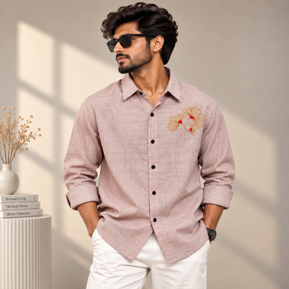 MFW Lenin embroidery work shirts Single pcs @299 and Buy 4 pcs combo @999