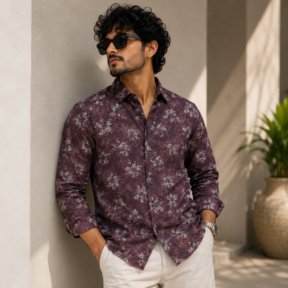 Men's printed viscose Shirts single pcs @350 and Buy 3 pc combo @999