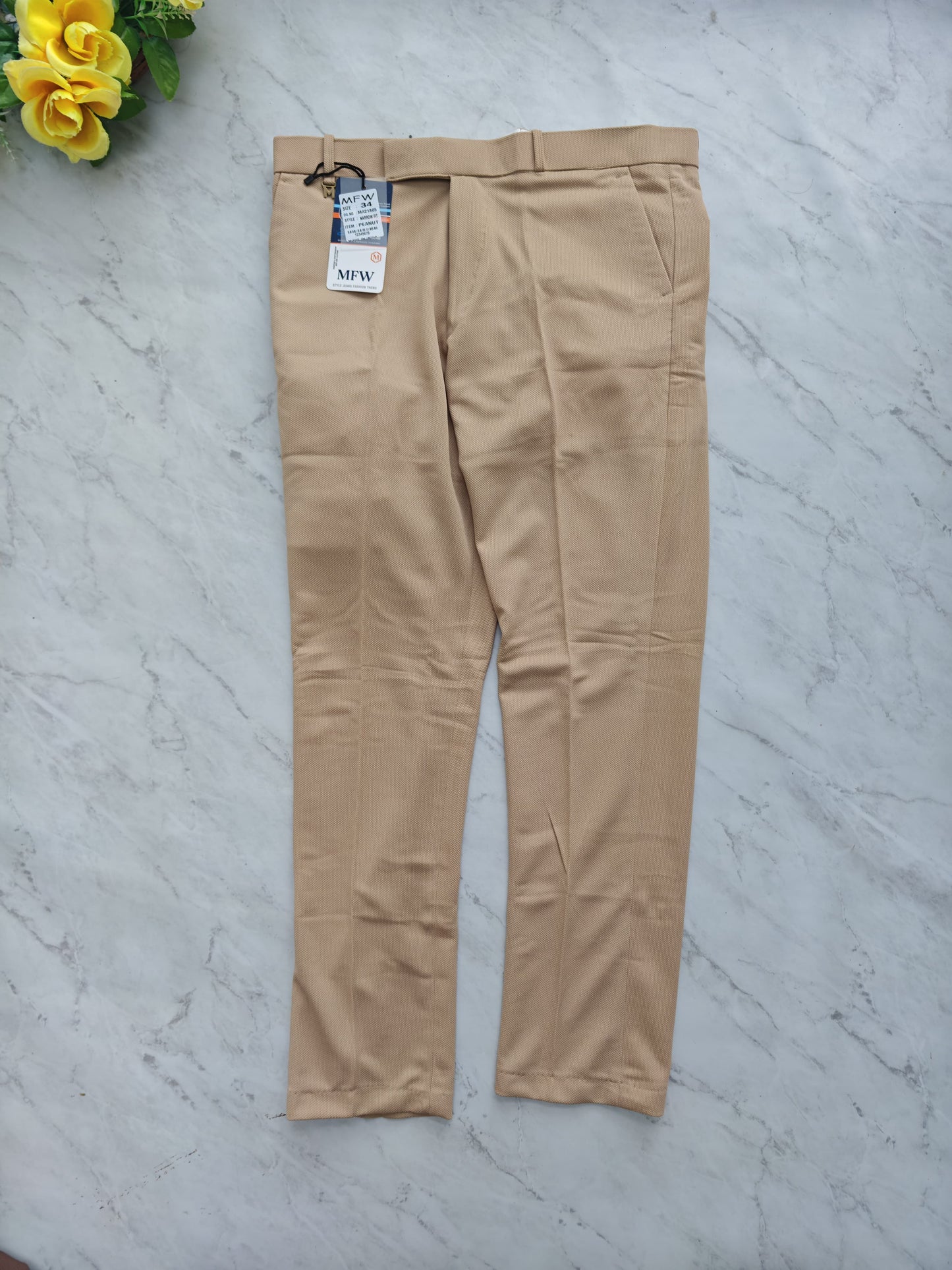 3 in 1 combo Mfw brand Penut fabric polofit pants buy 3 pcs combo @999[Black + sky-blue + beige]