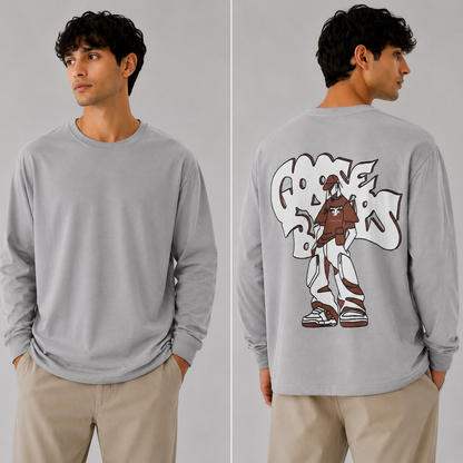 Mfw Full sleeve back printed Tshirt 1 pc @199 and 3 pcs @ 499