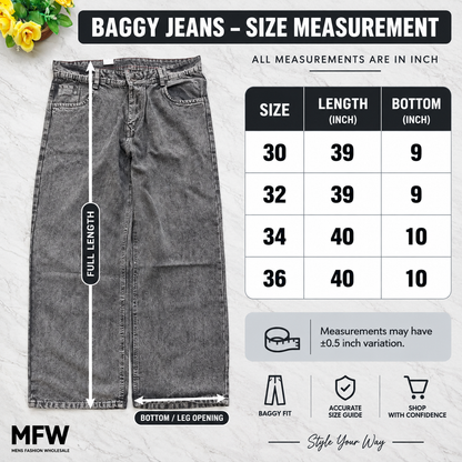 MFW Baggy jeans pants buy@350 rs only