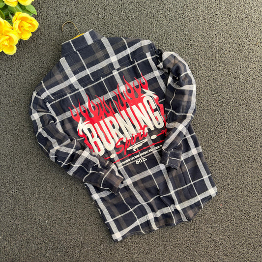 Men's Double pocket  baggy Back printed shirt single pcs @350 and Buy 3 pc combo @999