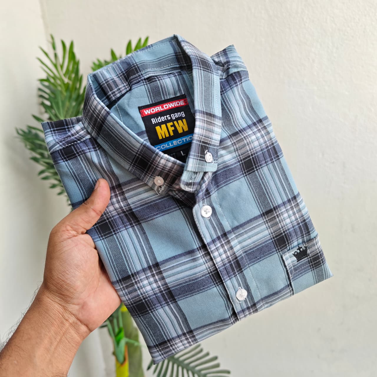 Mfw Oxford checked Shirts single pcs @299 and Buy 4 pcs combo @999
