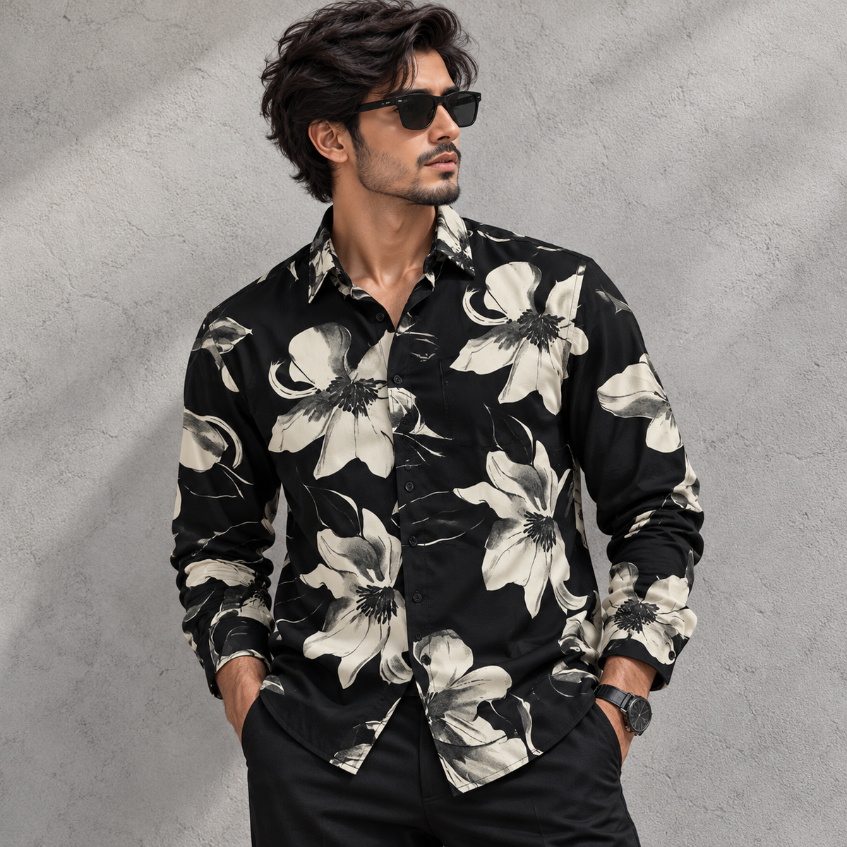 MFW viscose full sleeve printed shirts Single pcs @299 and Buy 4 pcs combo @999