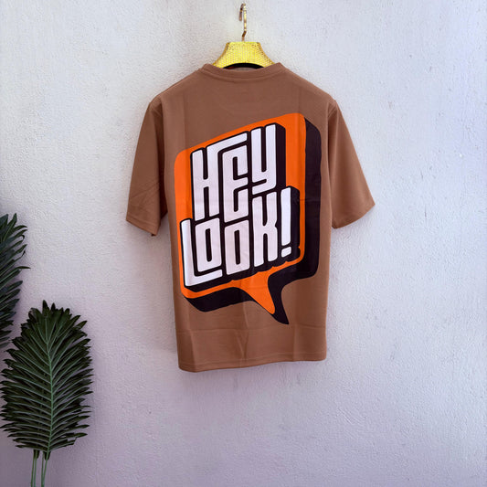 Round neck Front and back print droup shoulder Tshirt 1 pc @199 and 3 pcs @ 499