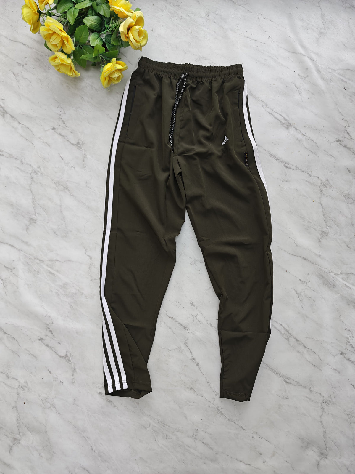 NS 3 Line track pants buy 3 pcs @499[Green]