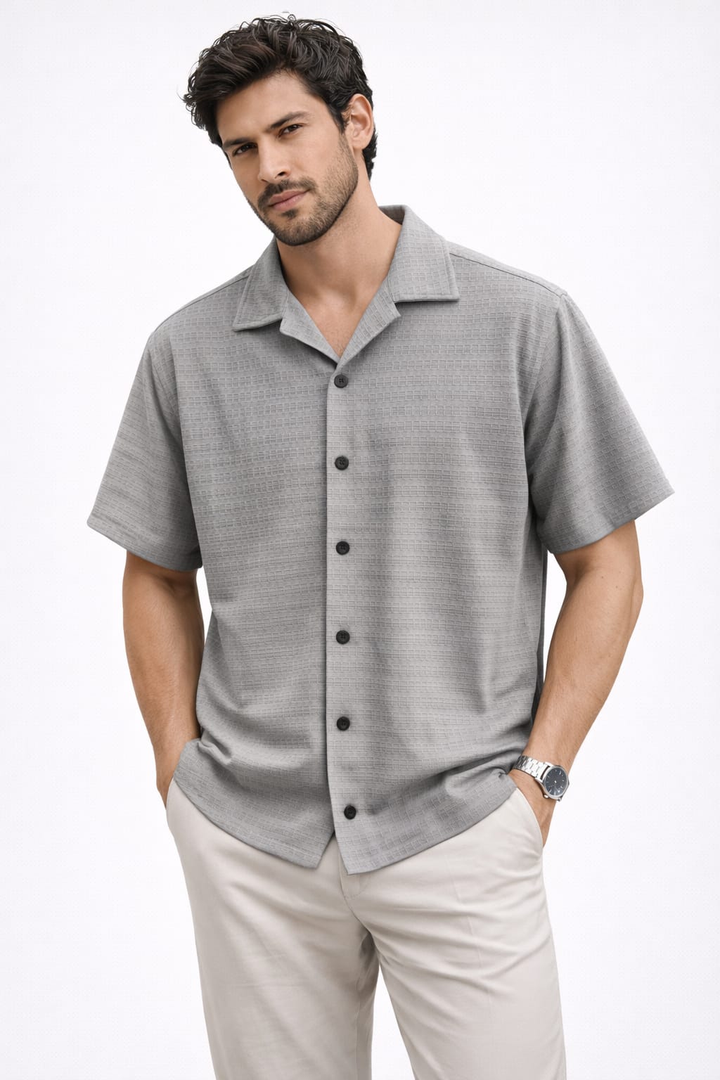 Mfw  Cuban collar Drop shoulder shirts 1 pc @199 and 3 pcs @ 499