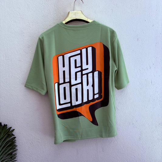 Round neck Front and back print droup shoulder Tshirt 1 pc @199 and 3 pcs @ 499