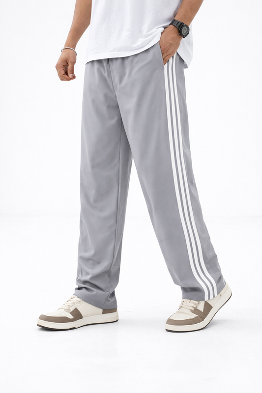 3 Line ns baggy type track pants buy 3 pcs @499(Ash)