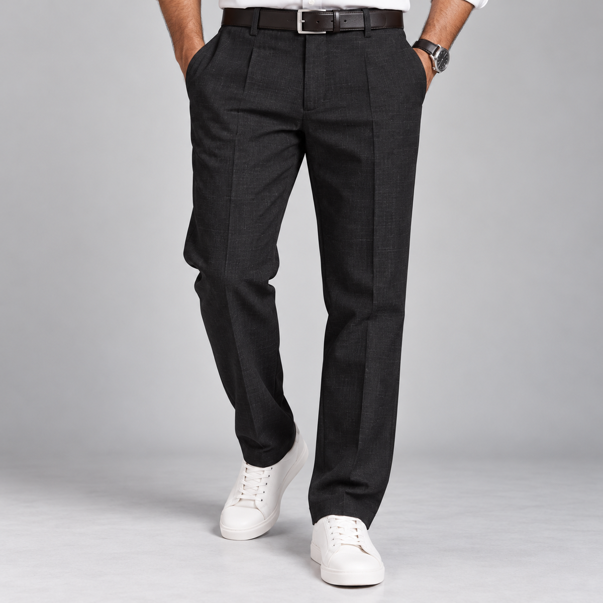 MFW Men's lenin textured polo fit pants  buy 3 pant @ 1200