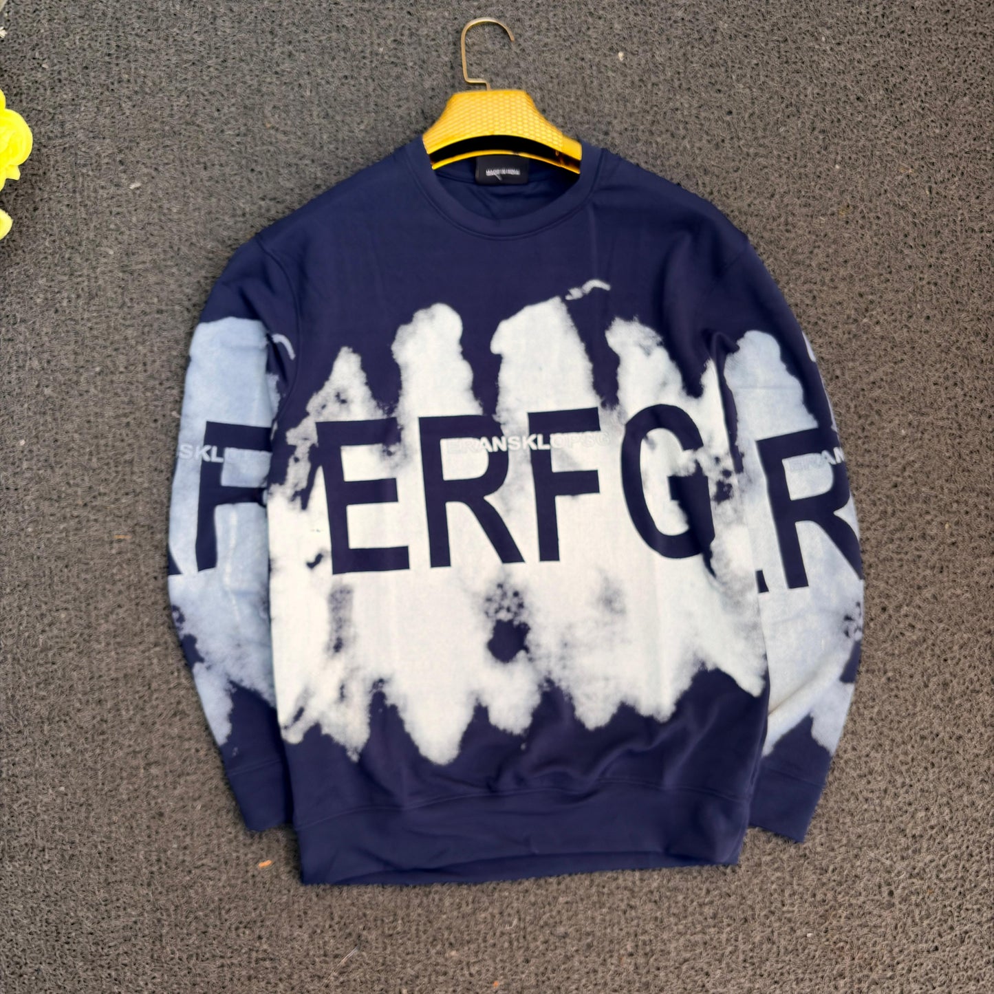 Full sleeve round neck premium Front and back printed tshirt @249