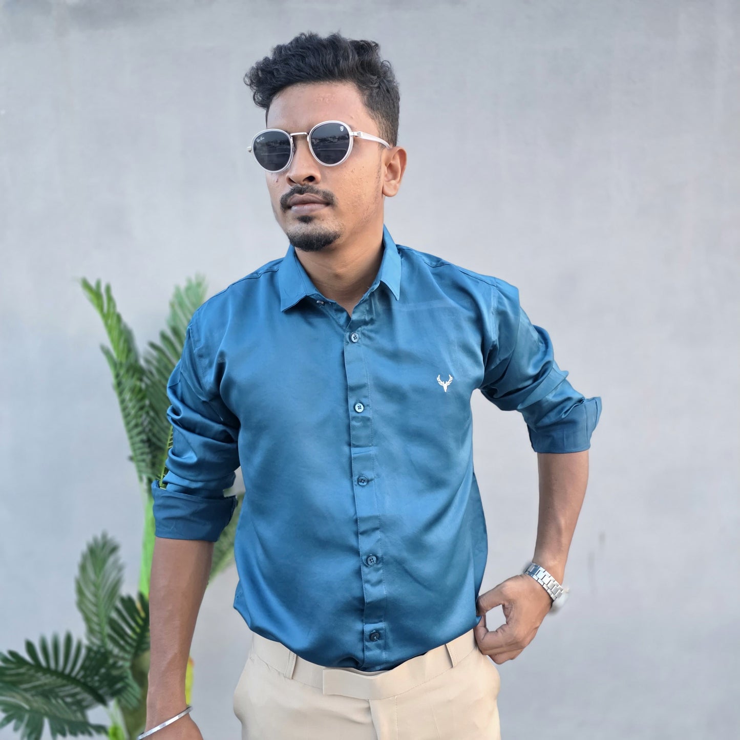 MFW Men's Full sleeve plain party wear Shirts  single pcs @299 and Buy 4 pcs combo @999