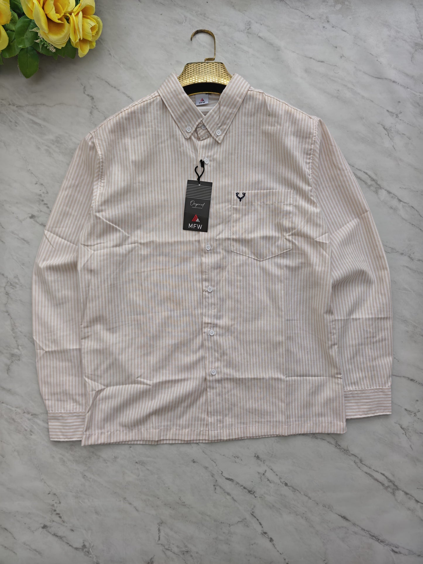 MFW Boxy type oxford stripes shirts Single pcs @299 and Buy 4 pcs combo @999