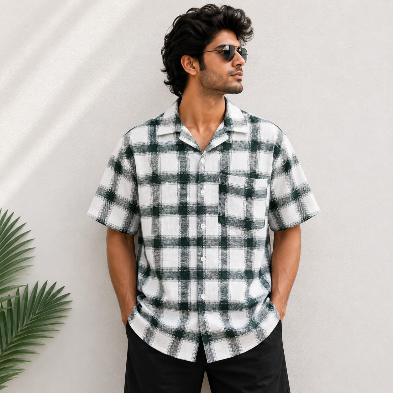 Mfw Cuban collar half sleeve shirts buy 3 pcs @499 and 1 pcs @199