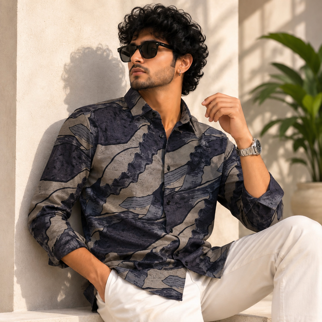 Men's Full sleeve viscose printed shirts buy @300 rs only